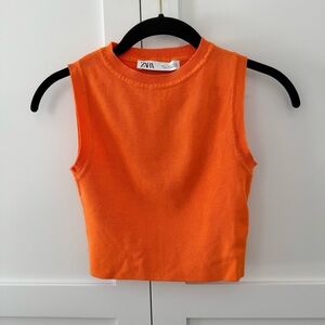 ZARA Fitted Crop Top (small)